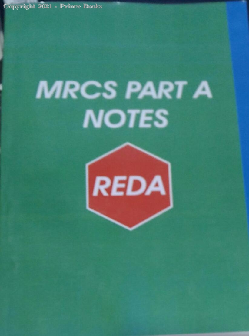 mrcs part a notes  reda