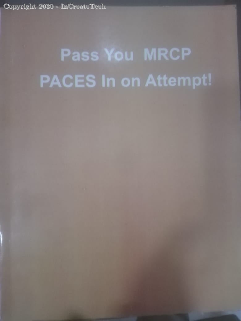 pass you mrcp paces in on attempt, 1e