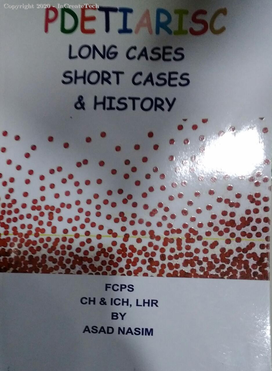 pdetiarisc long cases short cases & history