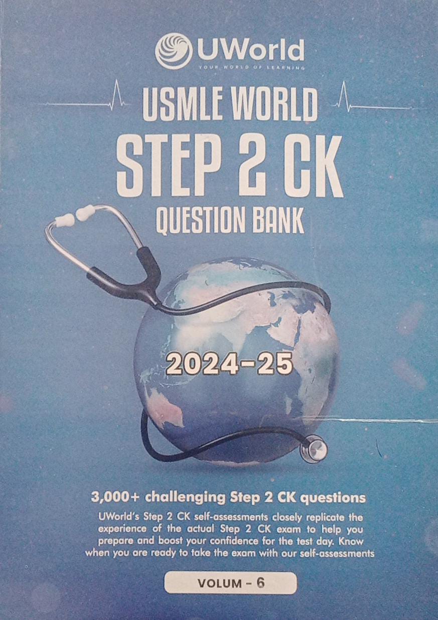 usmle world step 2 ck  6 volUME SET , 2024-25