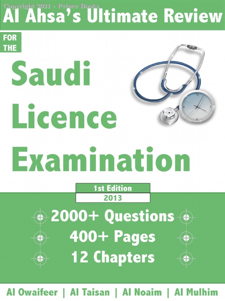 al ahsa's ultimate review for the saudi licence examination, 1e