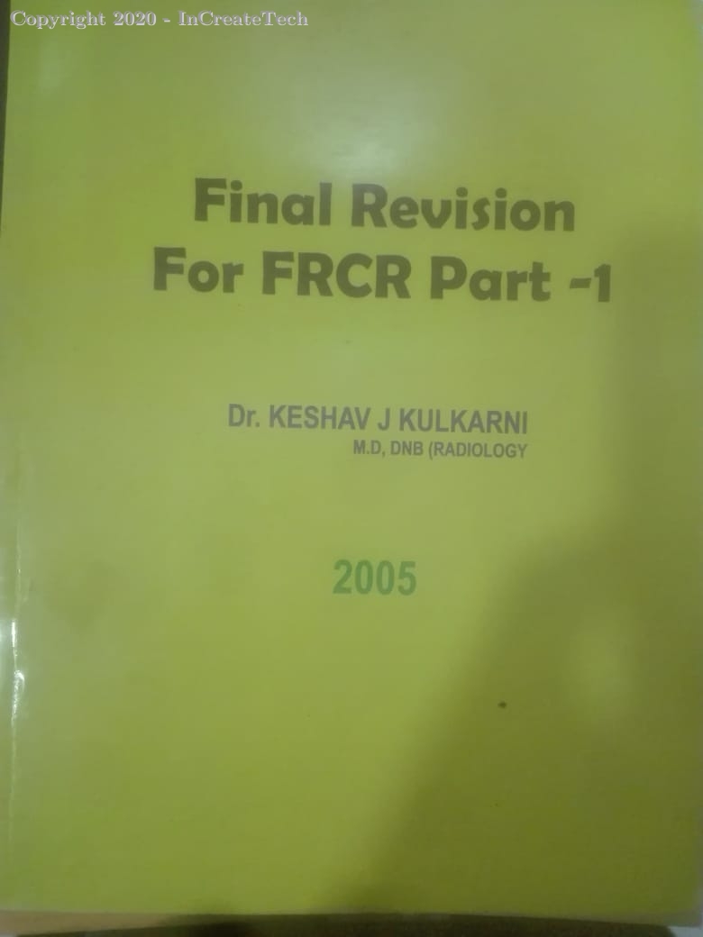 final revision for frcr part-1, 1e