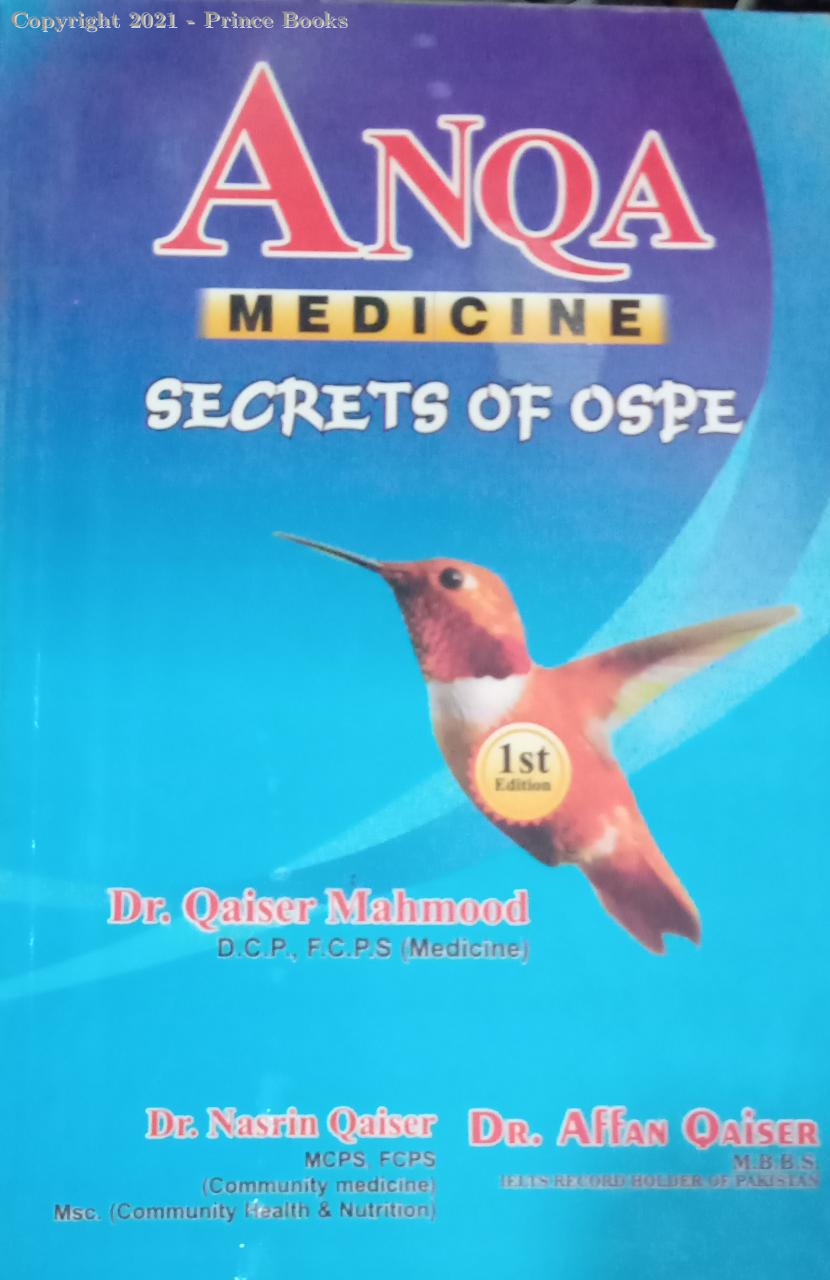anqa medicine secrets of ospe, 1e