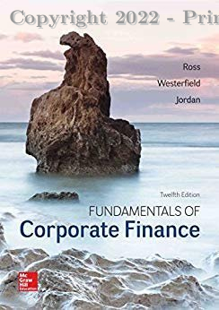 Fundamentals Of Corporate Finance, 12e