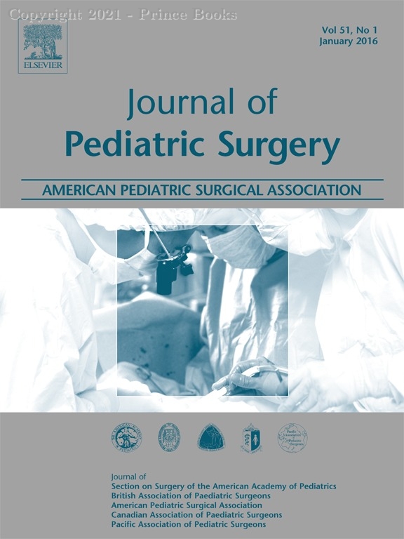 journal of pediaatric surgery, 1e