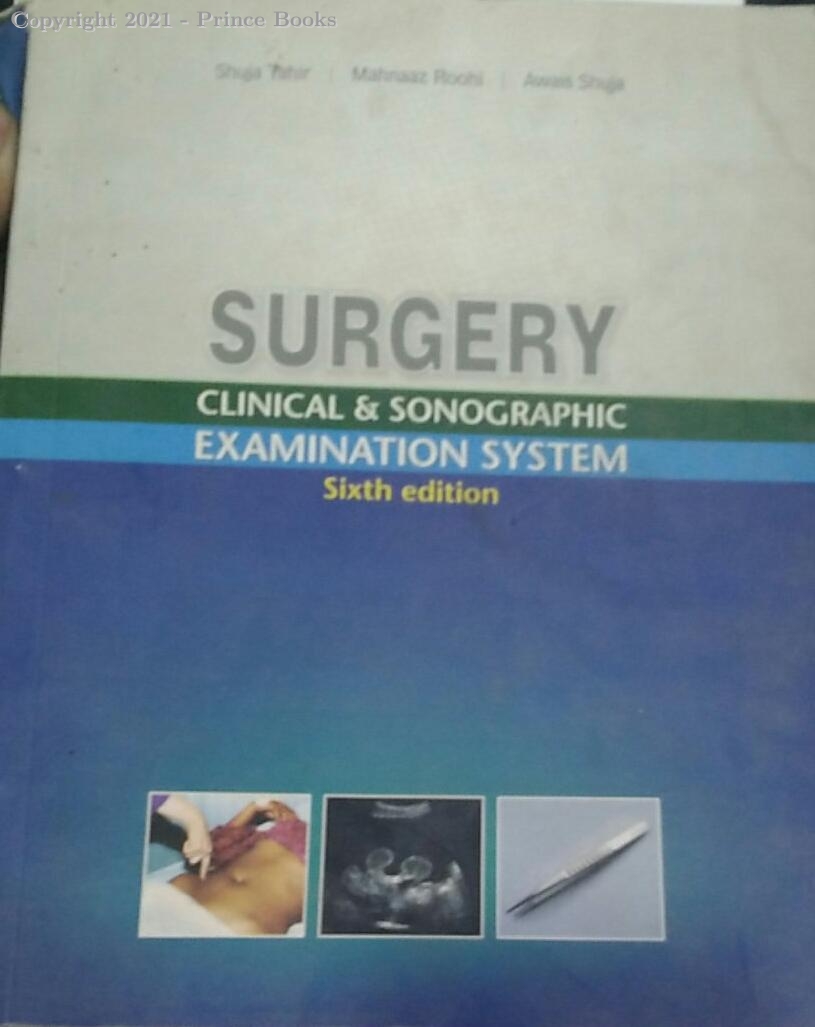 surgery clinical & sonographic examination systemic, 6e