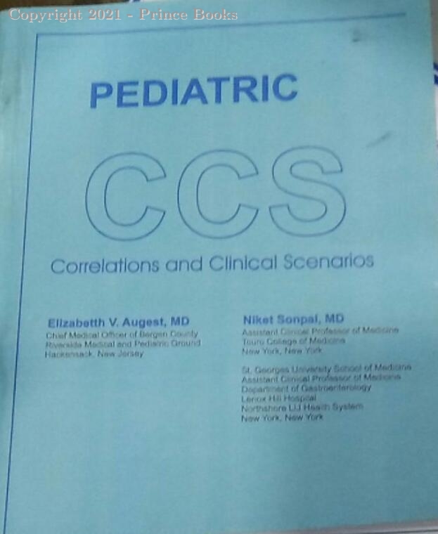 pediatric ccs correlations and clinical scenarios