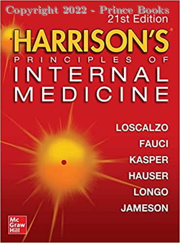 HARRISON'S PRINCIPLES OF INTERNAL MEDICINE, 5vol set 21E