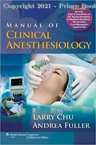 Manual of Clinical Anesthesiology, 1e