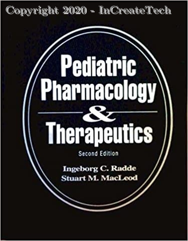 Pediatric Pharmacology and Therapeutics