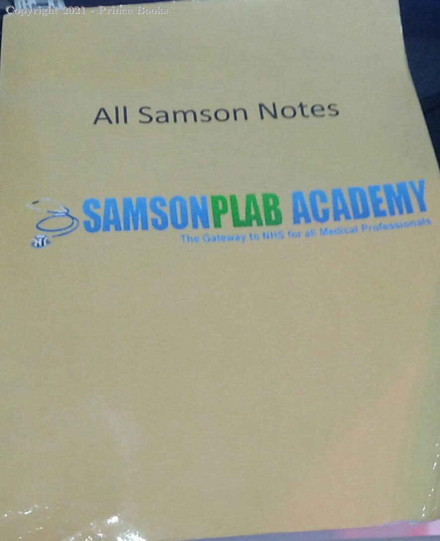 all samson notes 