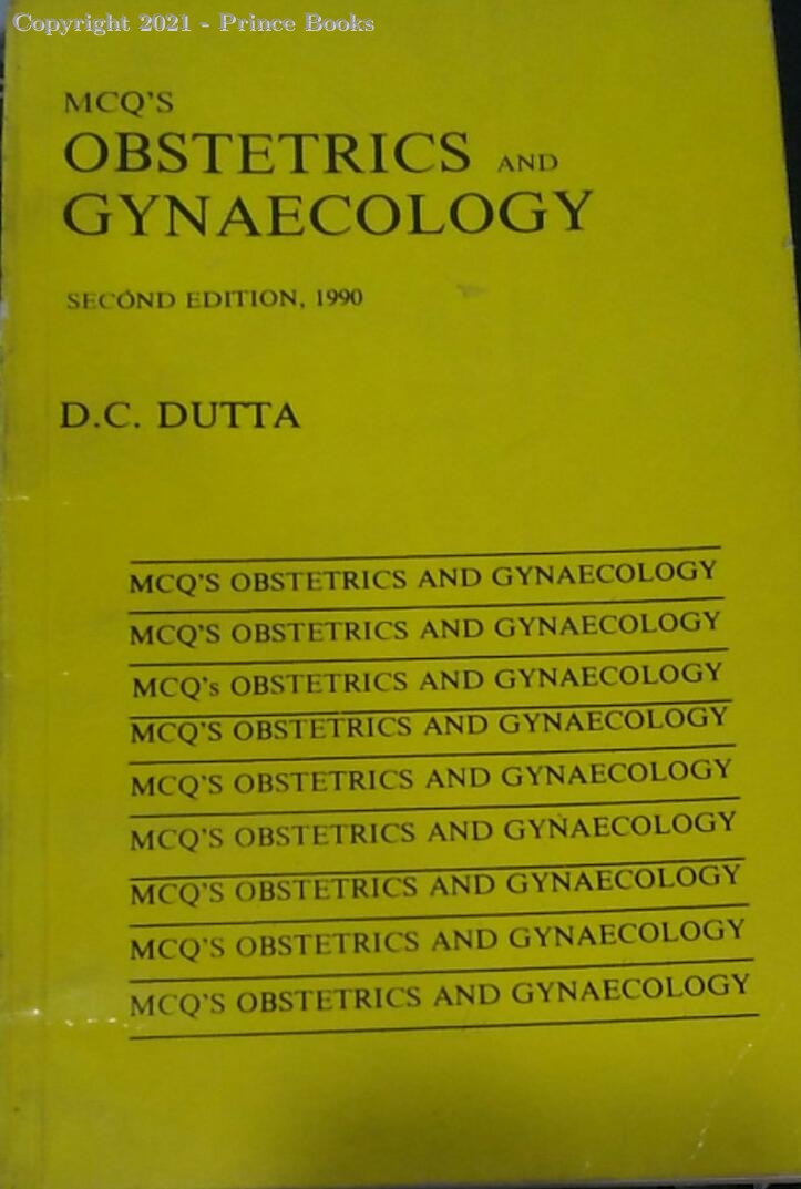 36907674 - mcq's obstetrics and gynaecology, 2e