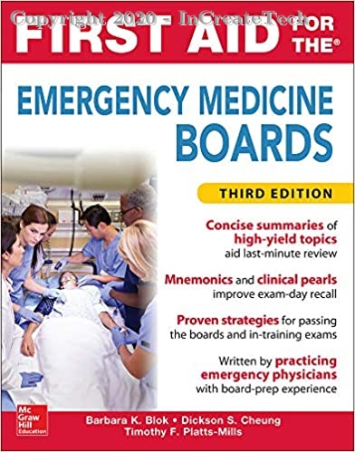 First Aid for the Emergency Medicine Boards 2vol set, 3e