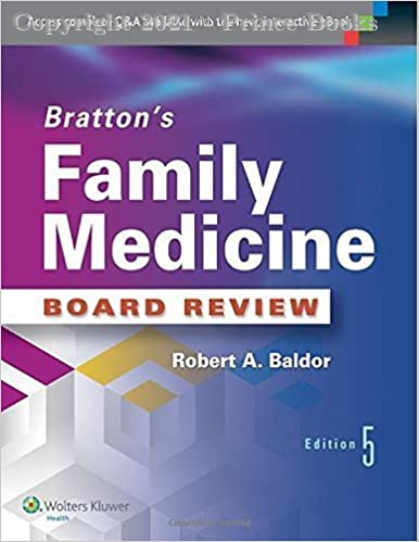 Bratton's Family Medicine board and review, 5e