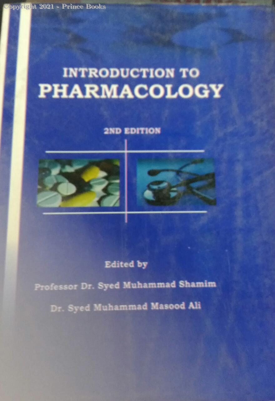 introduction to pharmacology, 2E