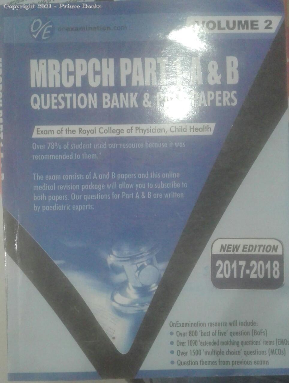 mrcpch part 1-a &b question bank & past papers 2vol set, 1e