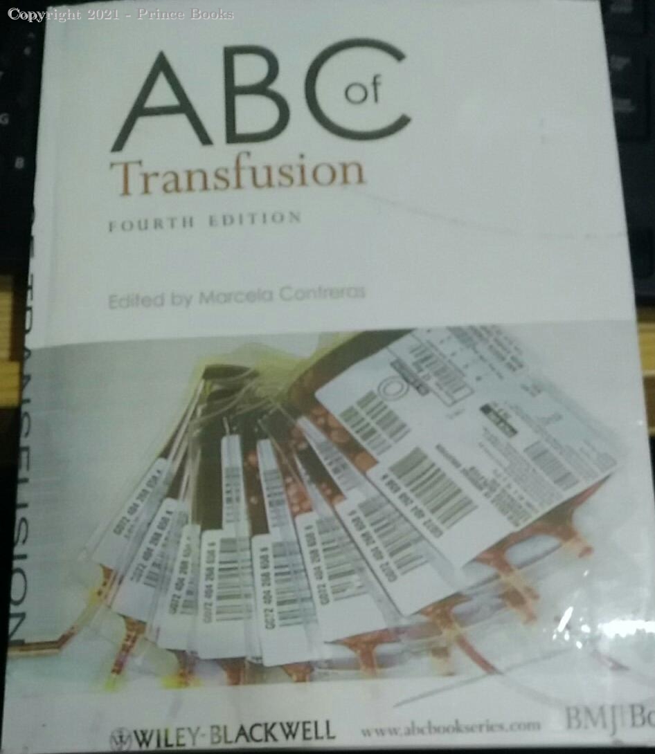 ABC of Transfusion, 4E