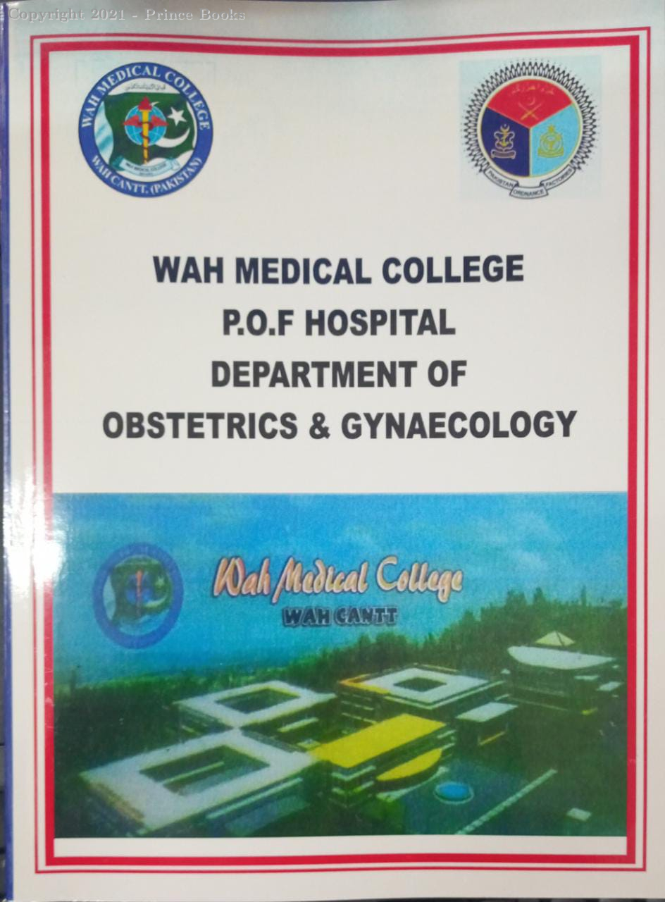 70449138 Wah Medical College P o f Hospital Department Of Obstetrics Gynaecology