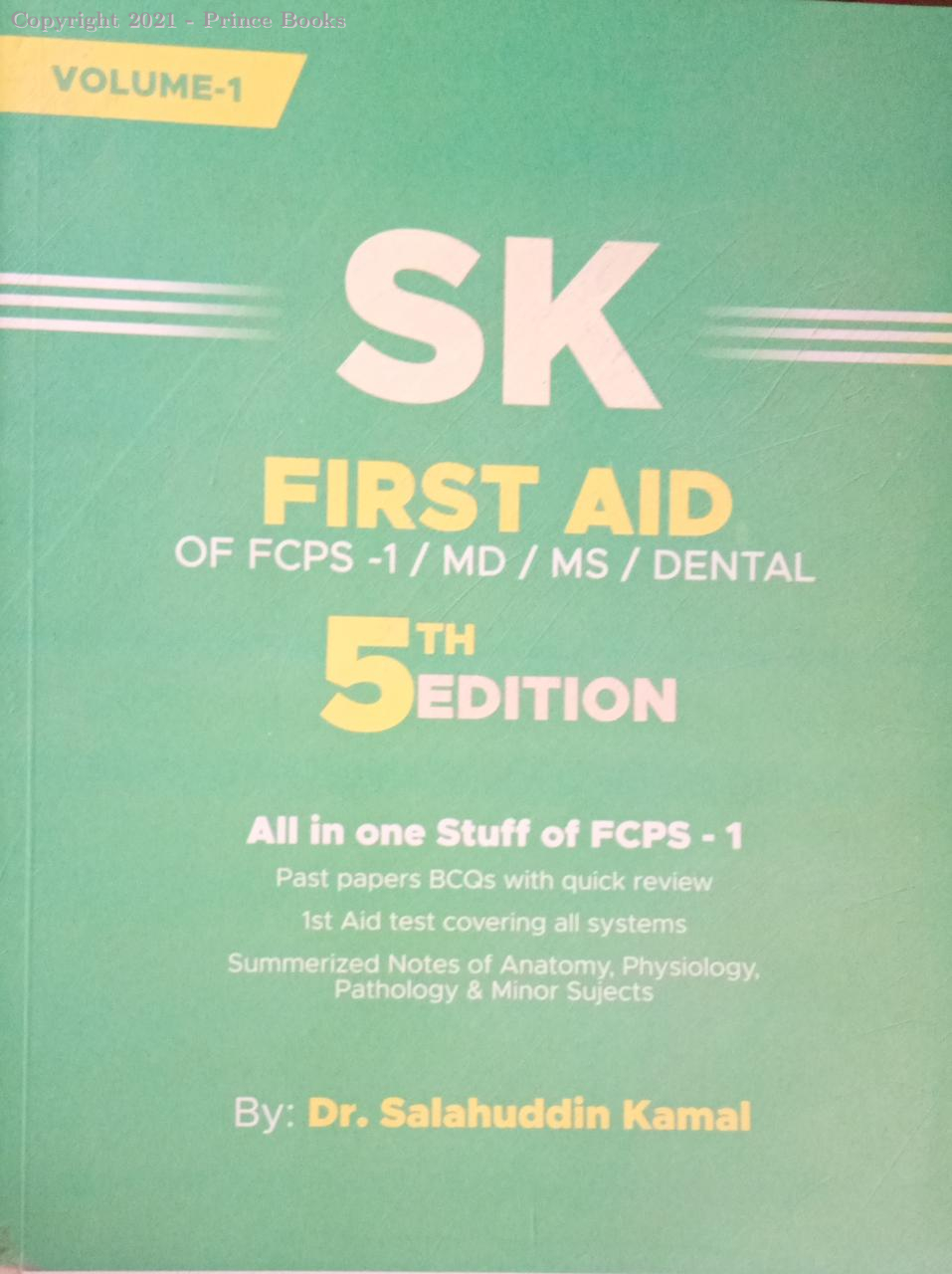 SK first aid of fcps-1/md/ms/ dental, 5e