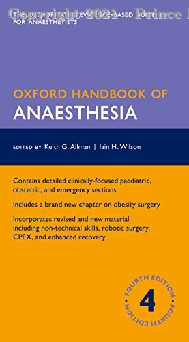 Oxford Handbook of Anaesthesia, 4E