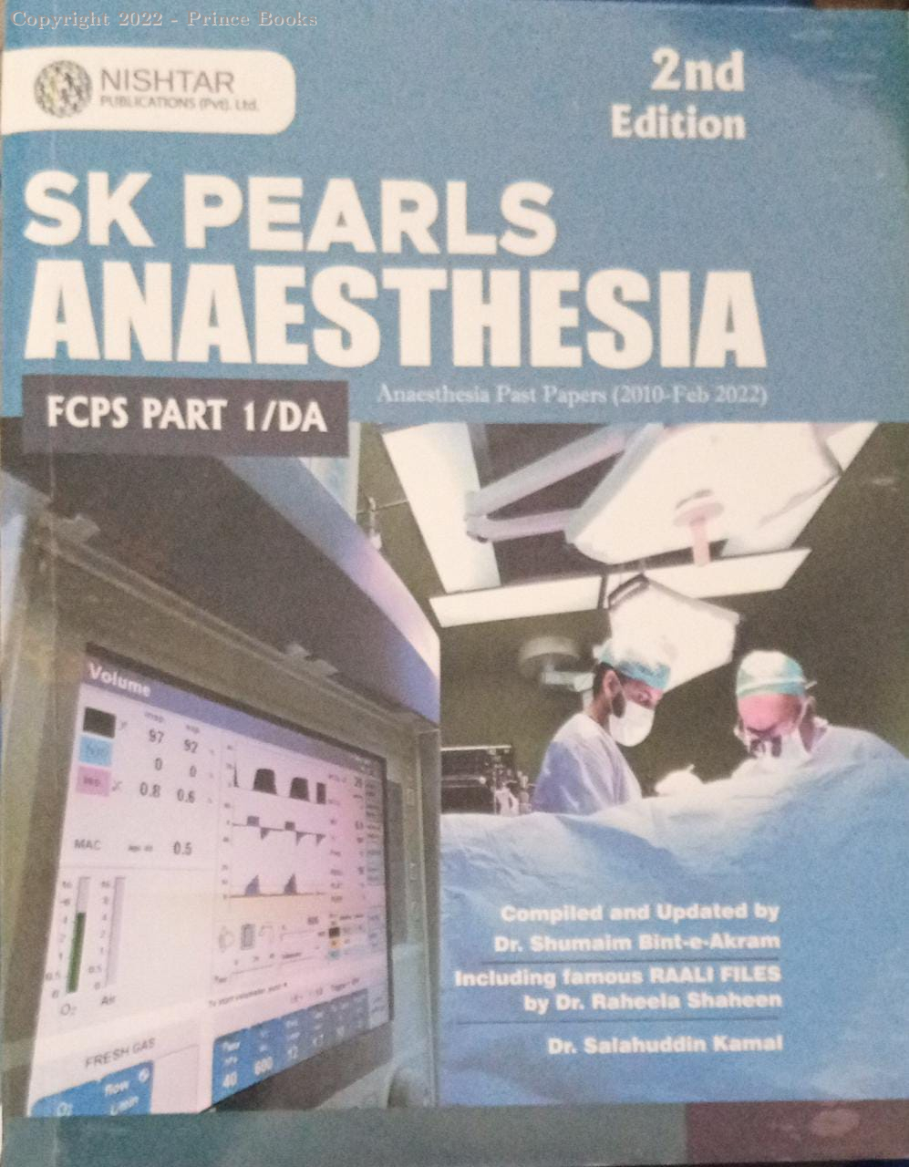 SK Pearls of Anesthesia for FCPS PART-1/da, 2e