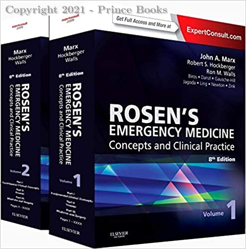 Rosen's Emergency Medicine Concepts and Clinical Practice, 4 volume set, 8e