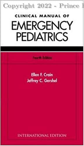 Clinical Manual of Emergency Pediatrics, 4e