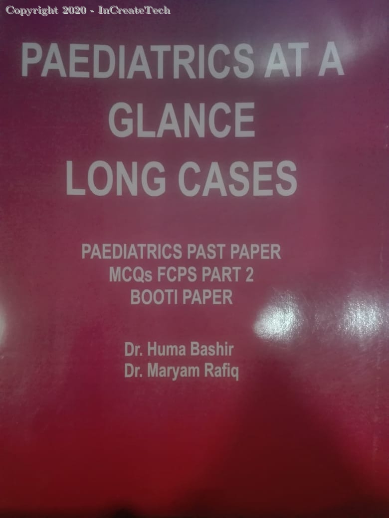 paediatrics at a glance long cases, 1e
