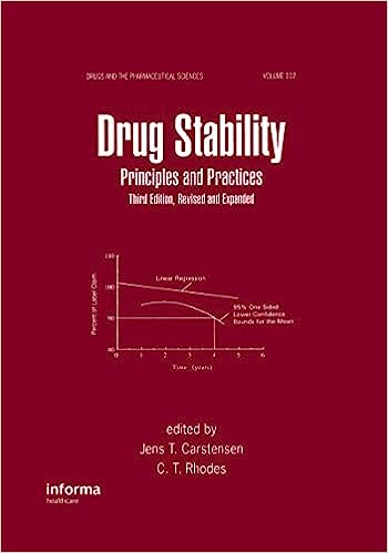 Drug Stability, Revised, and Expanded: Principles and Practices, 3e